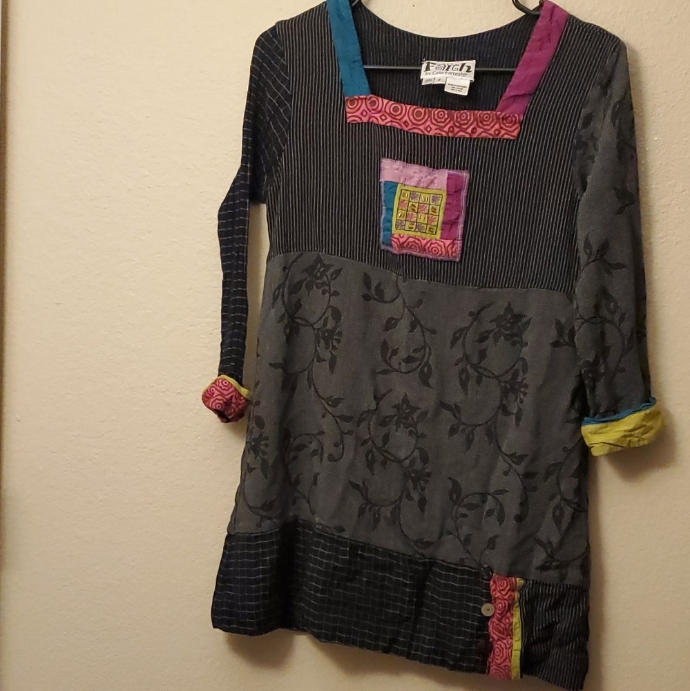 🌟 3 for $15 Deal! 🌟Faith black pink teal dress S